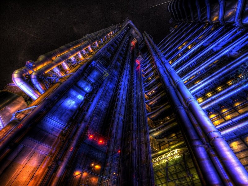 The Lloyds Building at Night