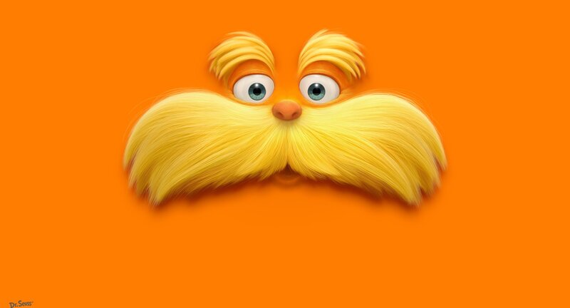 The Lorax Character — Orange