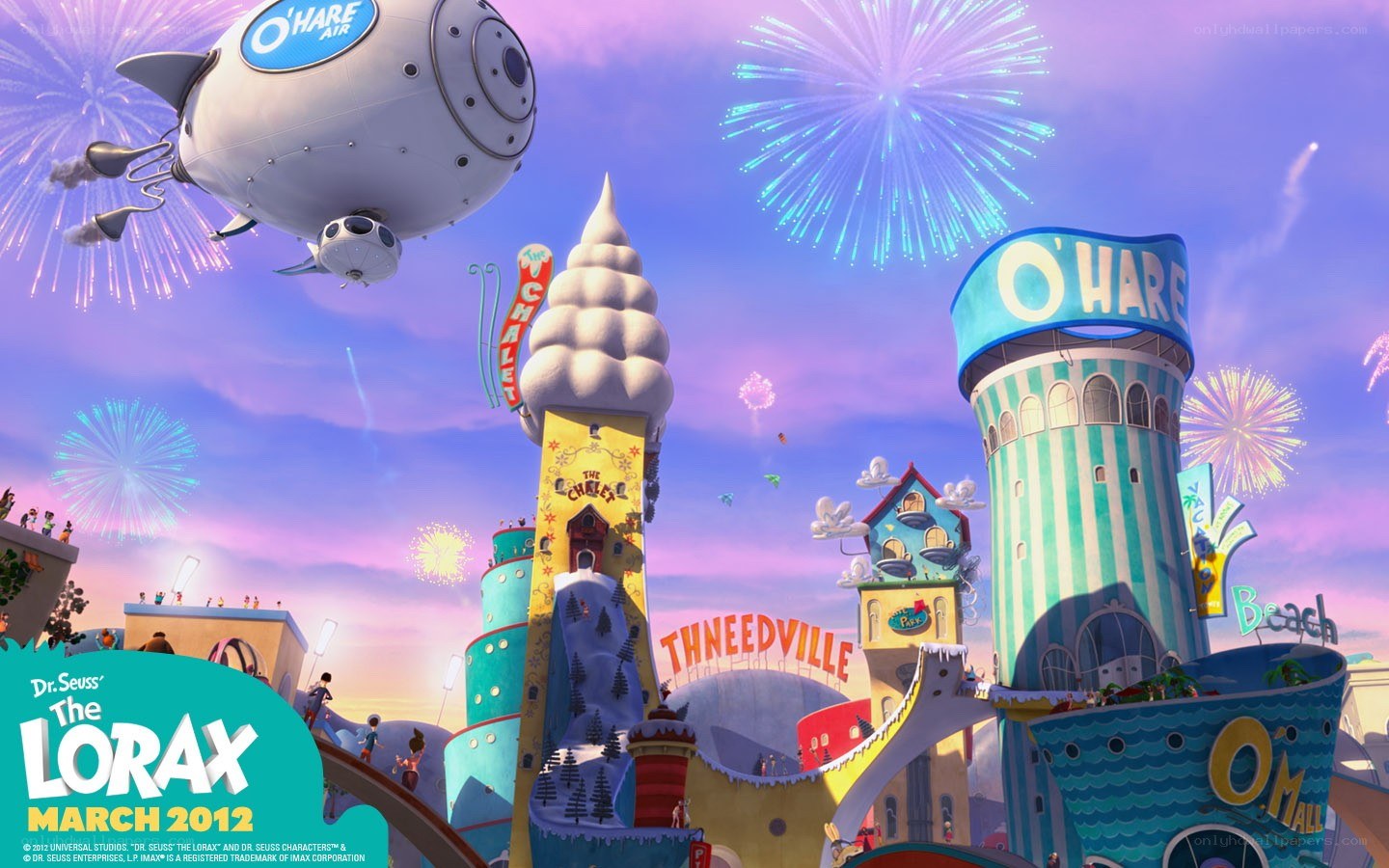 The Lorax movie scene