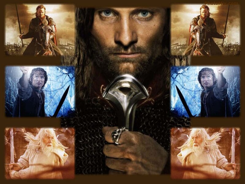 The Lord of the Rings collage