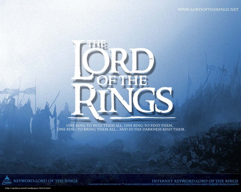The Lord of the Rings title card