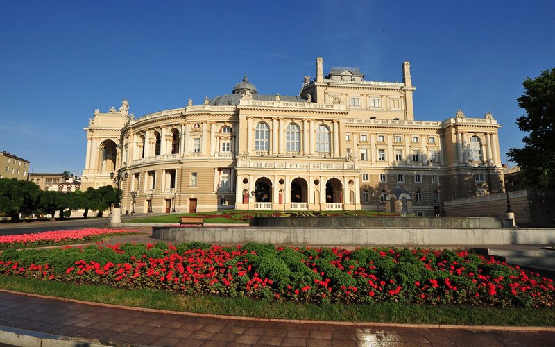 The Lviv Opera House — Blue