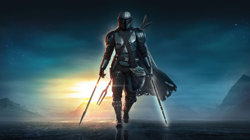 The Mandalorian with Grogu — Blue