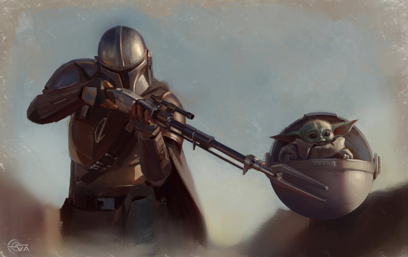 The Mandalorian with Grogu — Brown