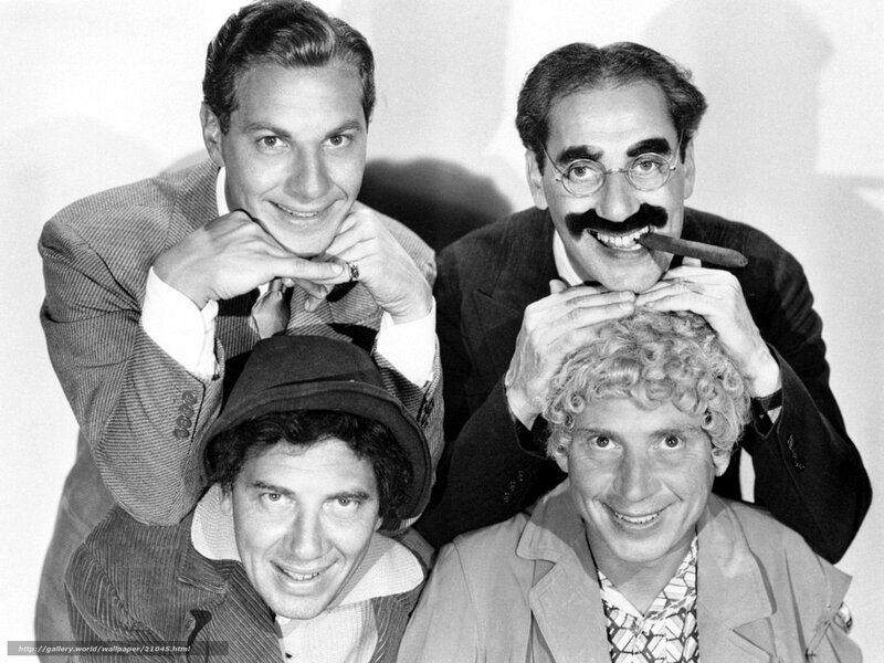 The Marx Brothers in a classic photo