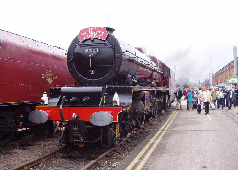 The Merseyside Express steam train