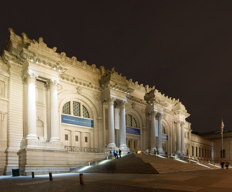 The Met at night