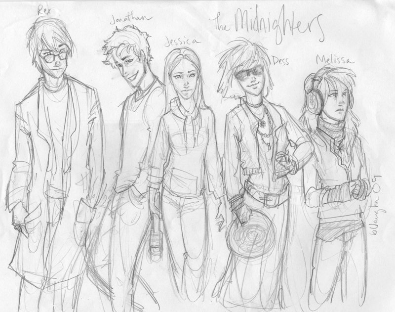 The Midnighters character sketch