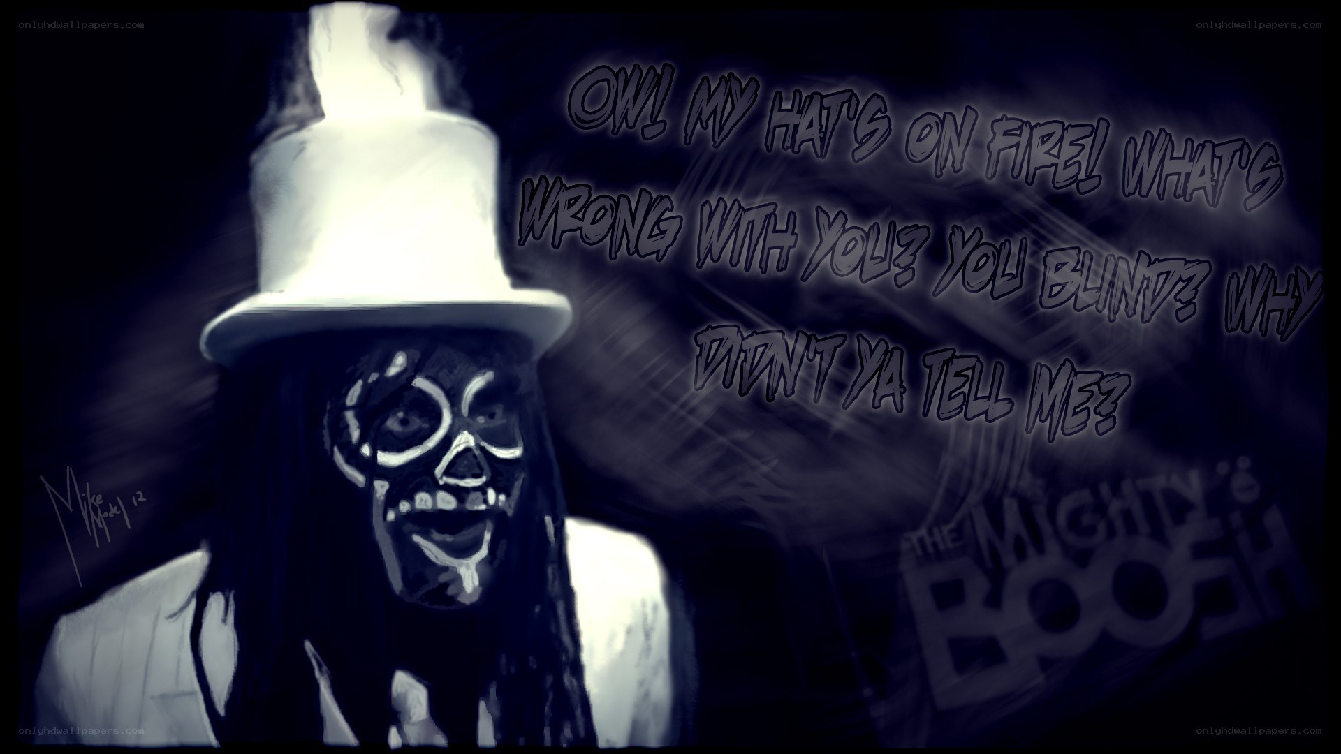 The Mighty Boosh character art