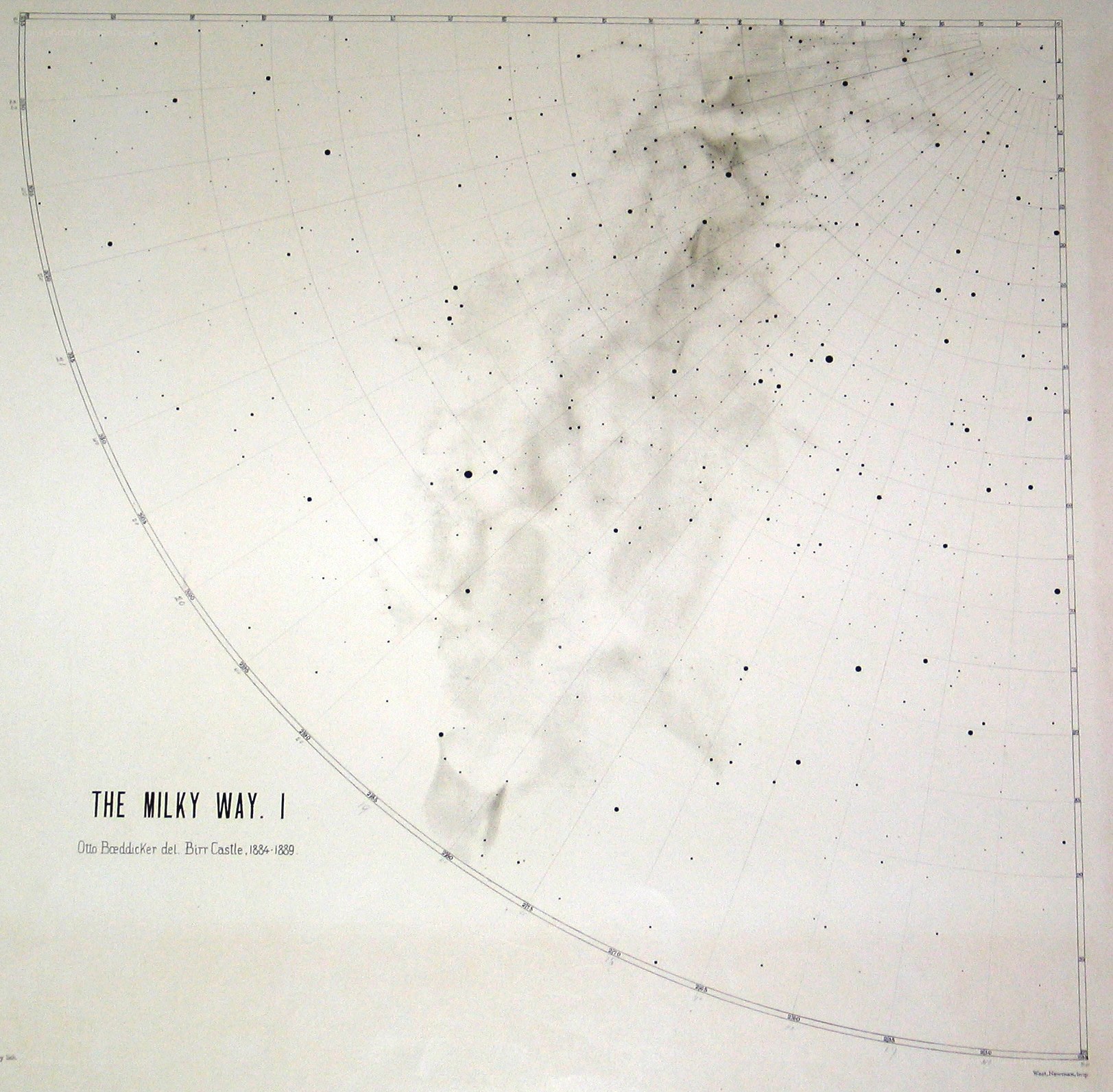 The Milky Way I star map