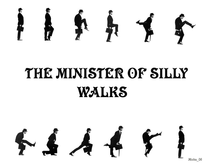 The Minister of Silly Walks