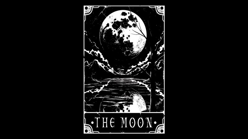 The Moon Tarot Card