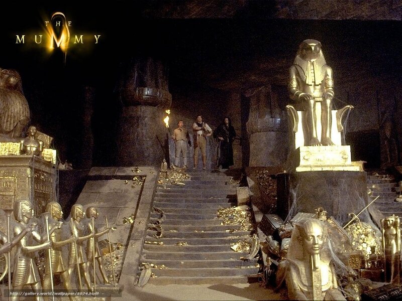 The Mummy movie scene
