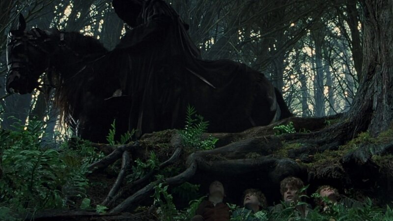 The Nazgûl in the forest