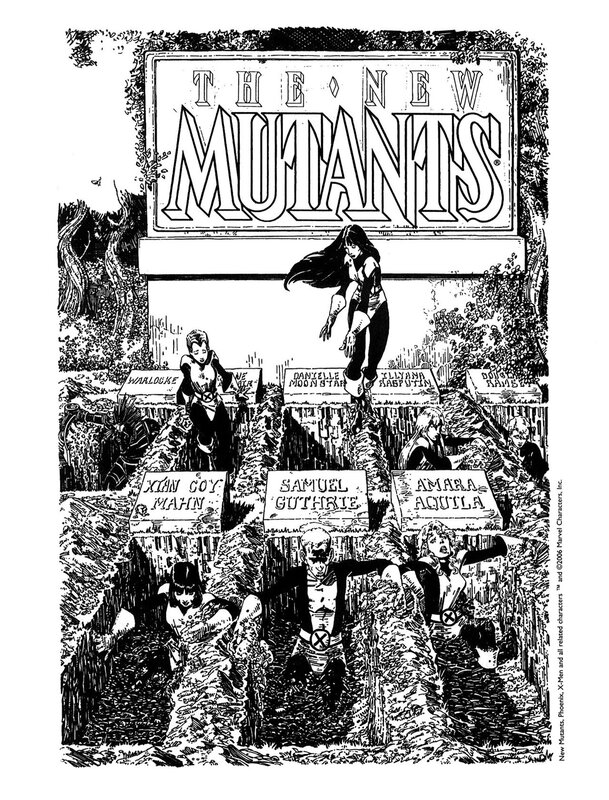 The New Mutants comic cover