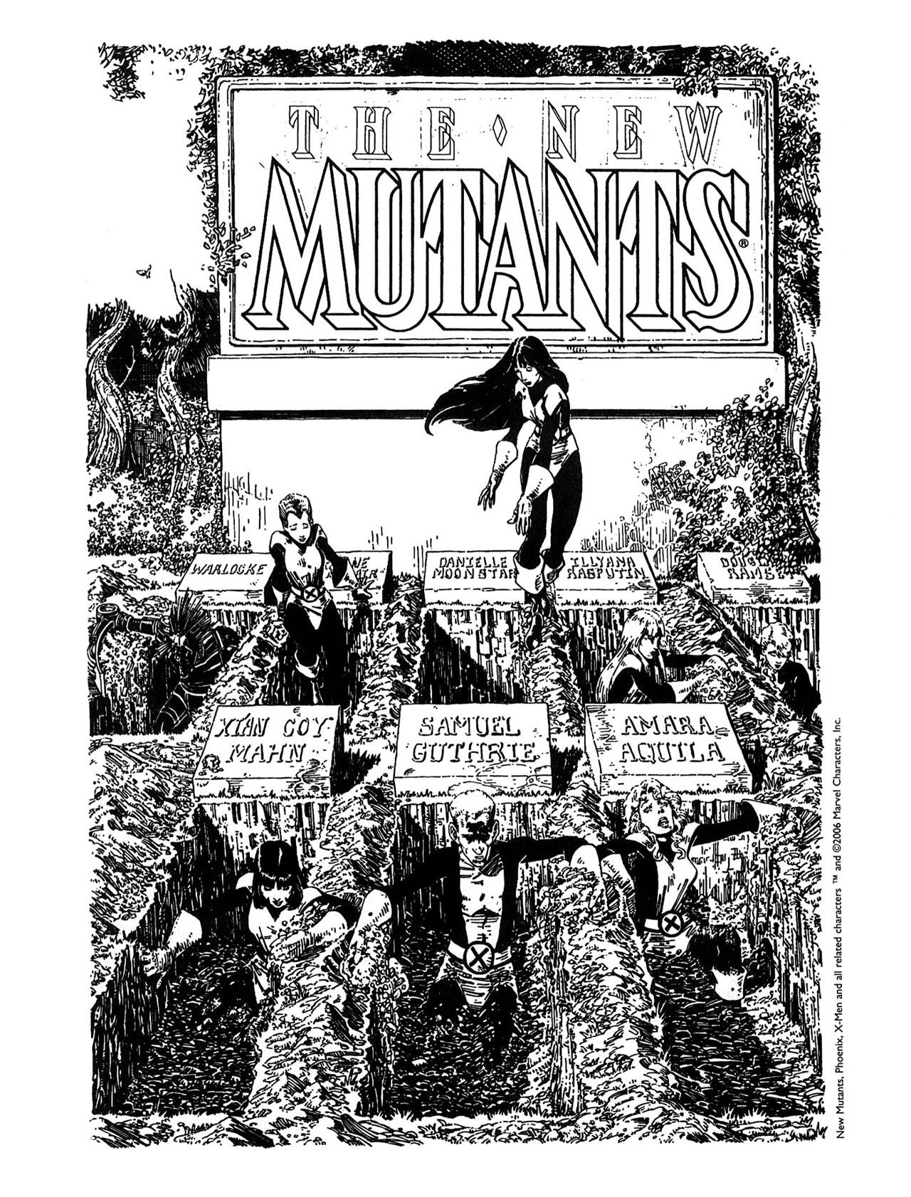 The New Mutants comic cover