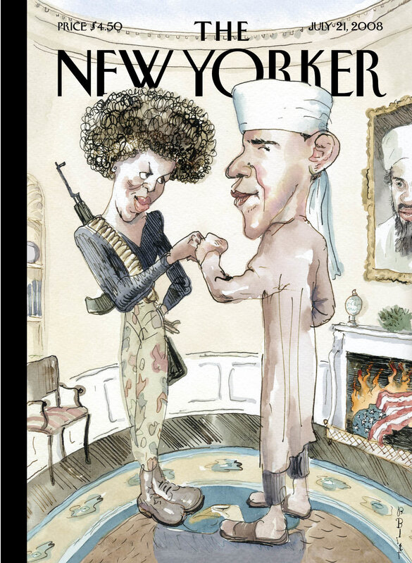 The New Yorker cover illustration