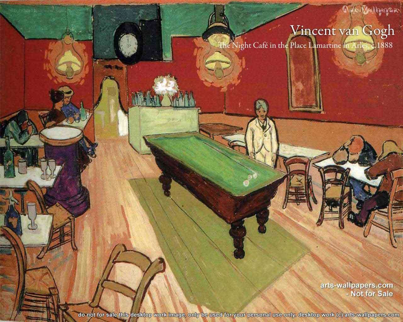 The Night Café painting