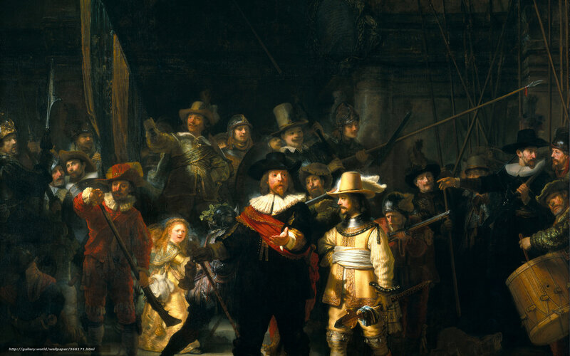 The Night Watch painting