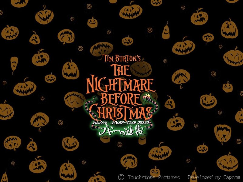 The Nightmare Before Christmas title screen