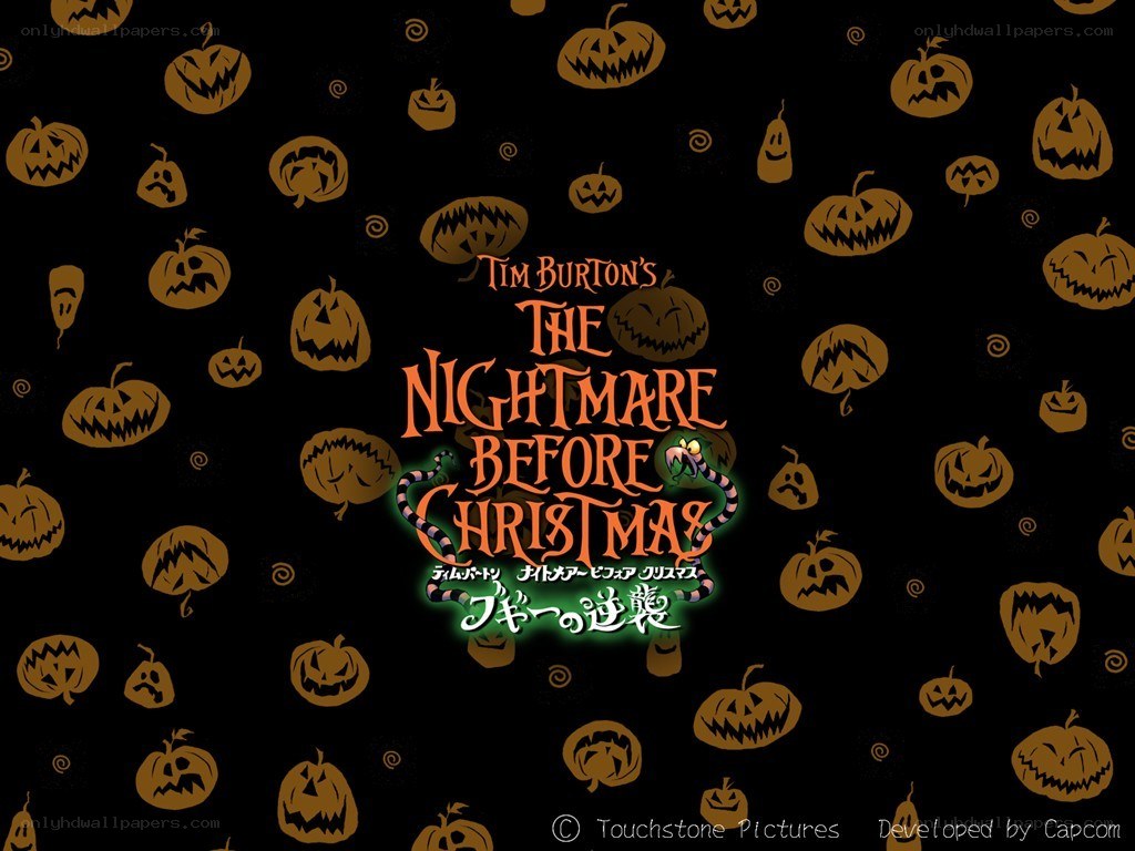 The Nightmare Before Christmas title screen