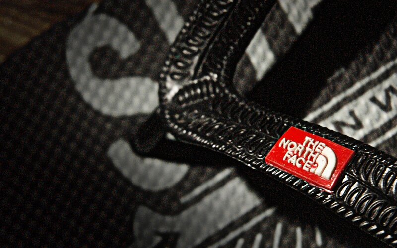 The North Face flip-flop close-up