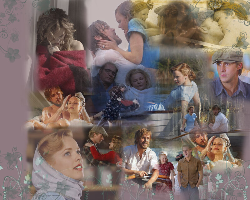 The Notebook movie collage