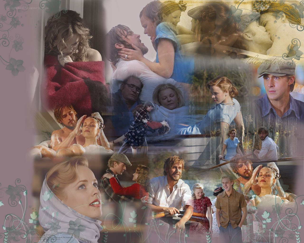 The Notebook movie collage