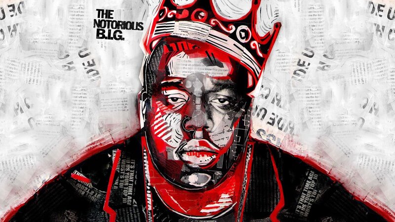 The Notorious B.I.G. portrait
