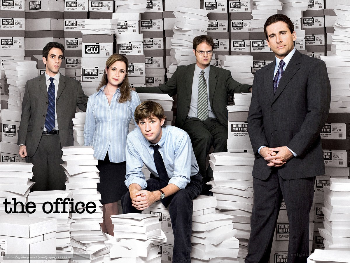 The Office cast in office supplies