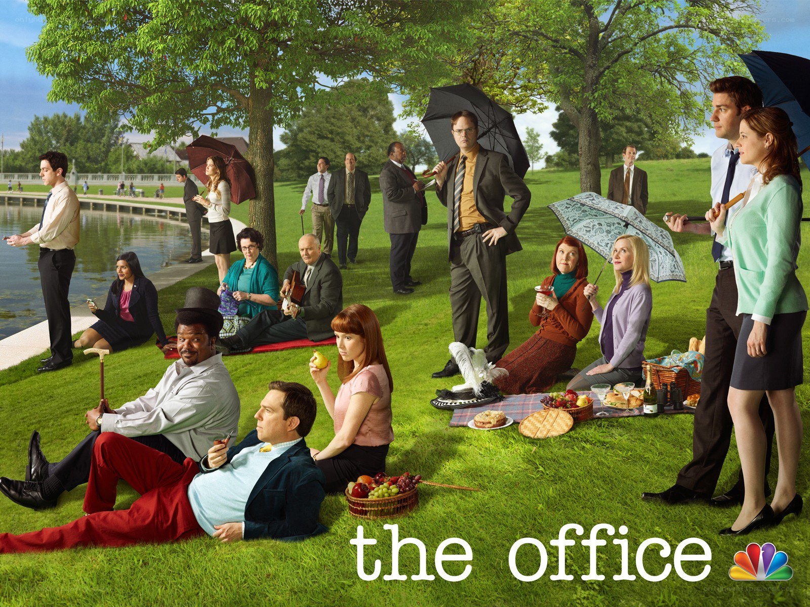 The Office cast picnic