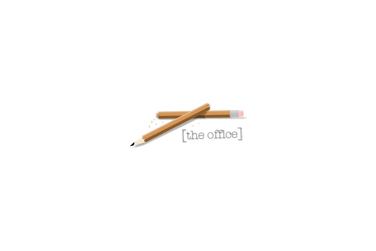 The Office logo with pencils