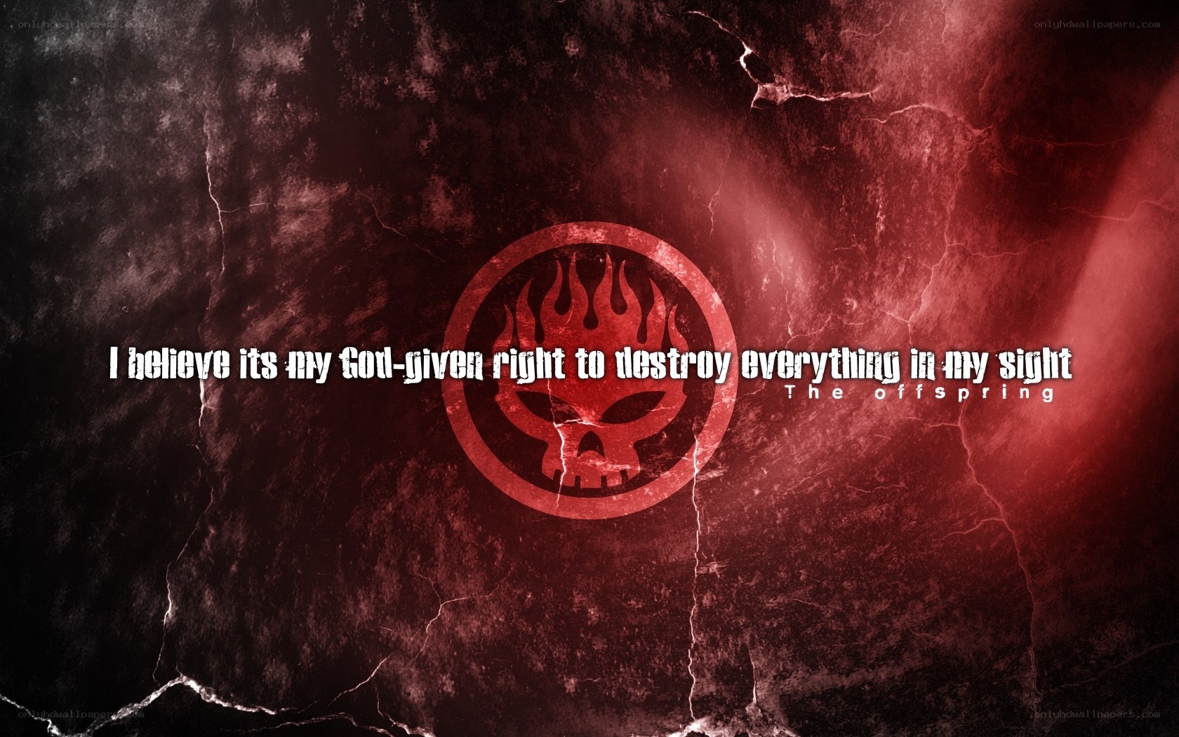 The Offspring quote wallpaper