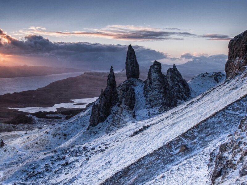 The Old Man of Storr — Blue, Dramatic