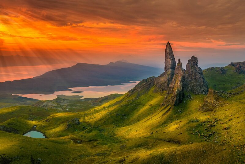 The Old Man of Storr — Orange