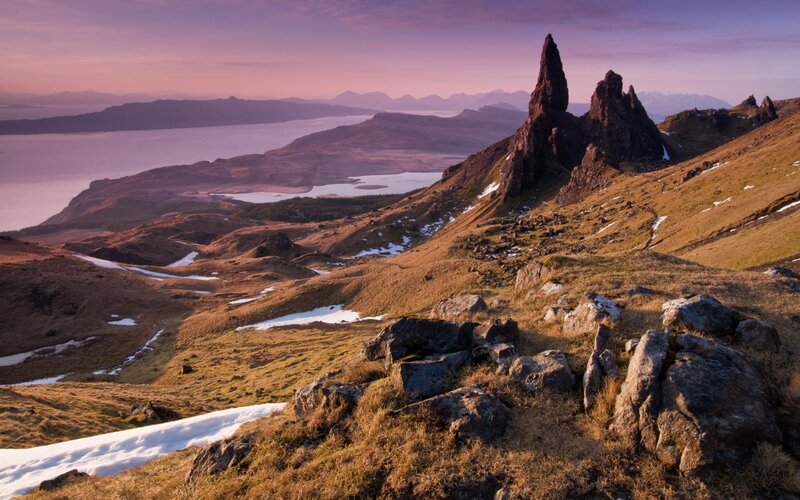 The Old Man of Storr — Purple