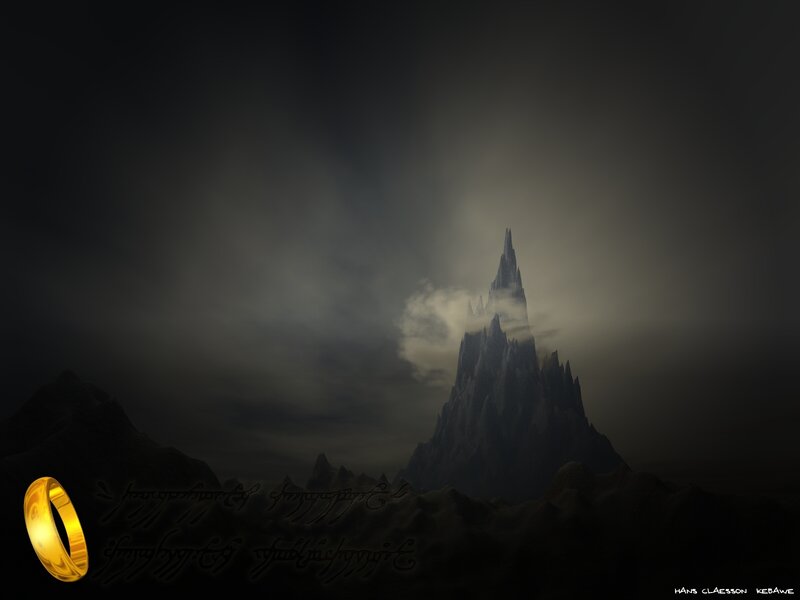 The One Ring and Mount Doom