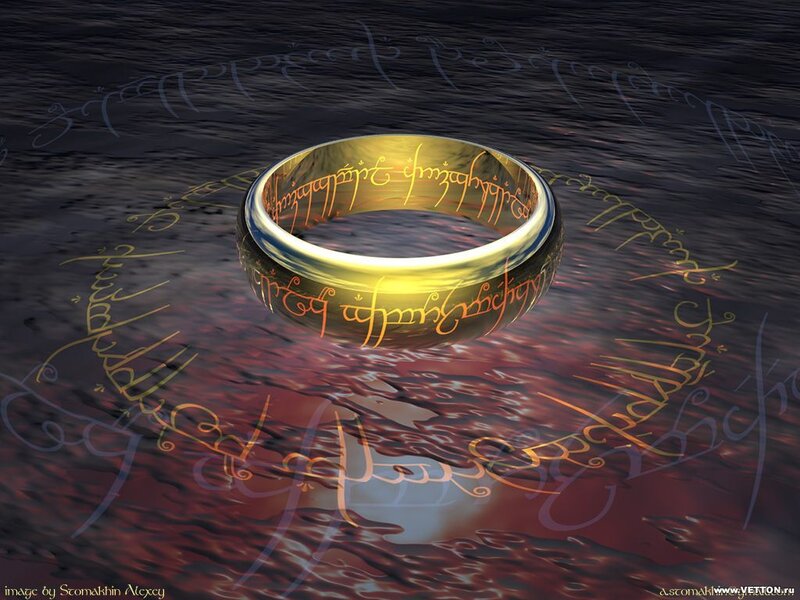 The One Ring from Lord of the Rings