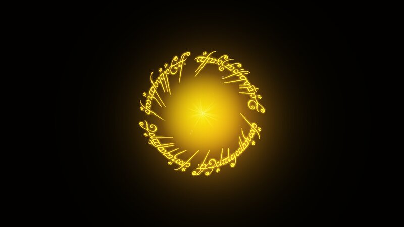 The One Ring from Lord of the Rings