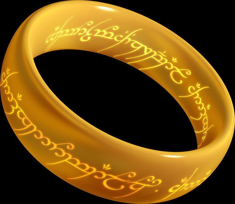 The One Ring from Lord of the Rings