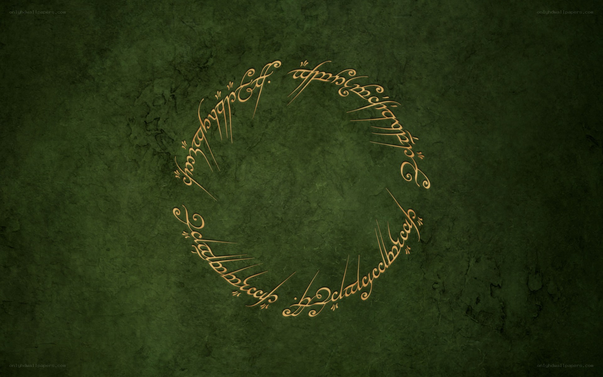 The One Ring inscription
