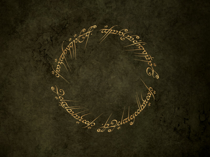 The One Ring inscription