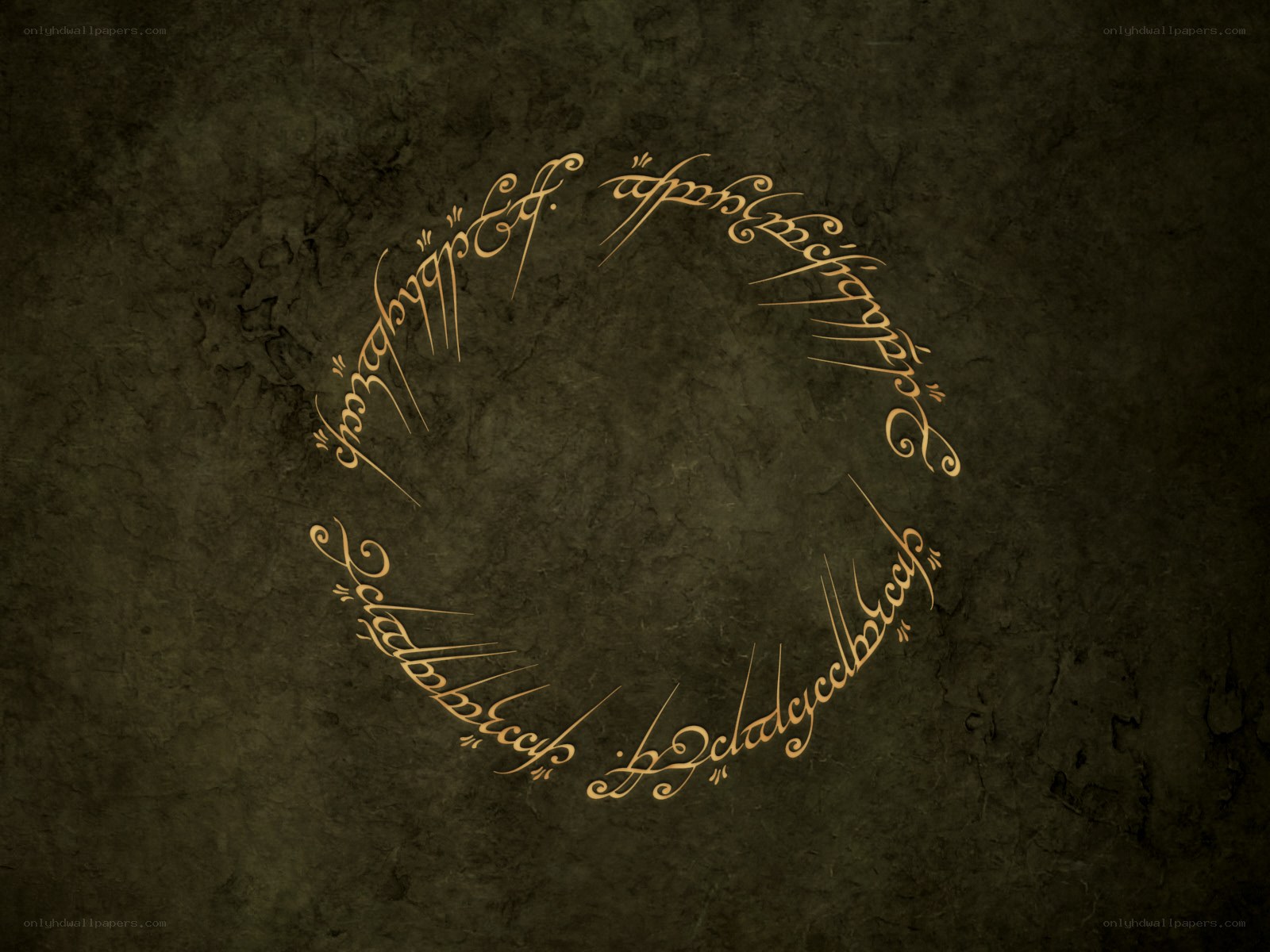 The One Ring inscription