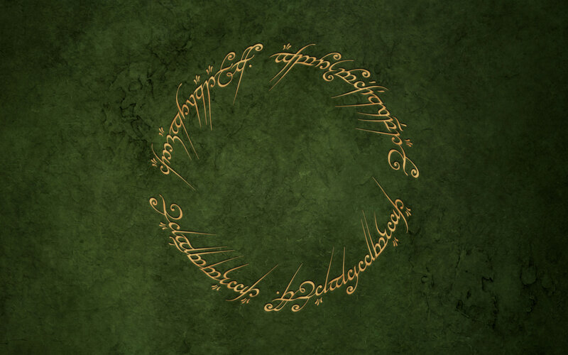 The One Ring inscription