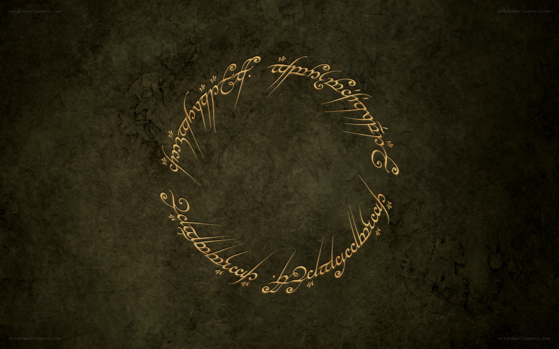 The One Ring inscription