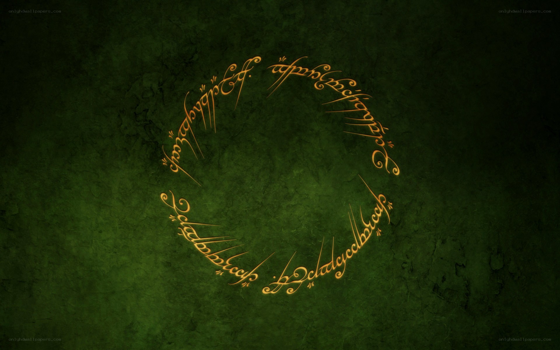 The One Ring inscription