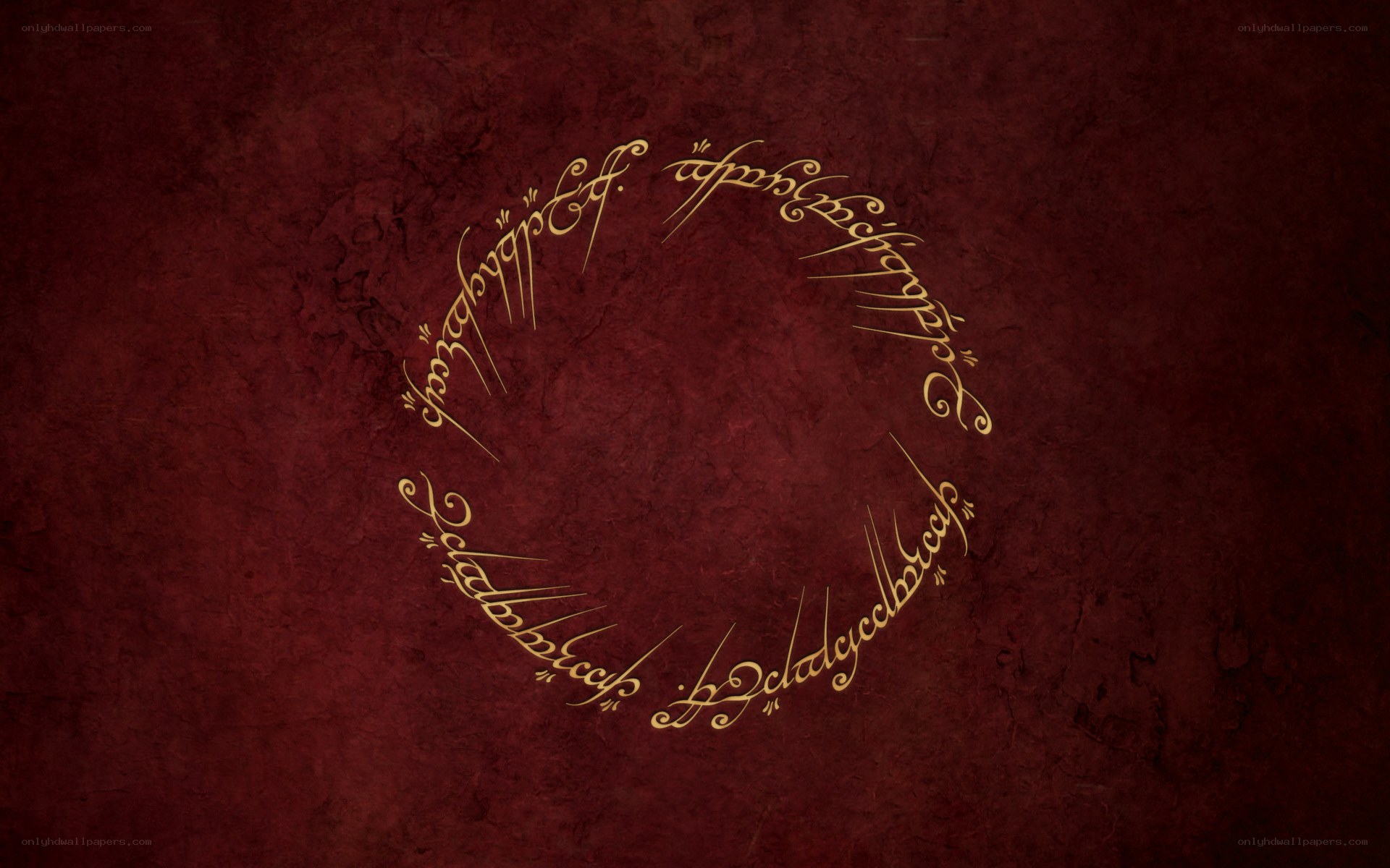 The One Ring inscription
