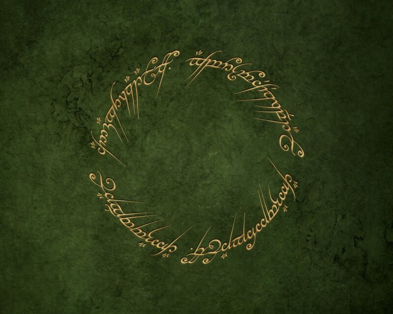 The One Ring inscription