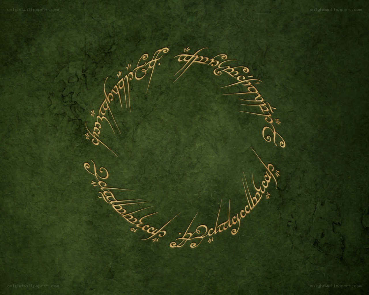 The One Ring inscription