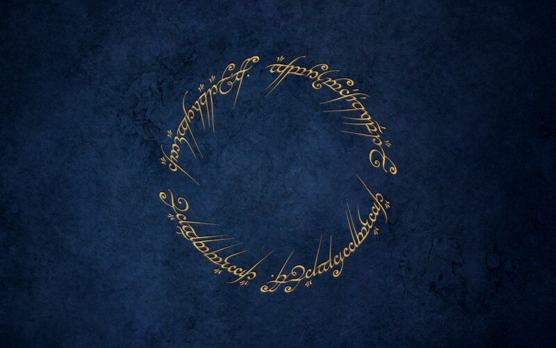 The One Ring inscription